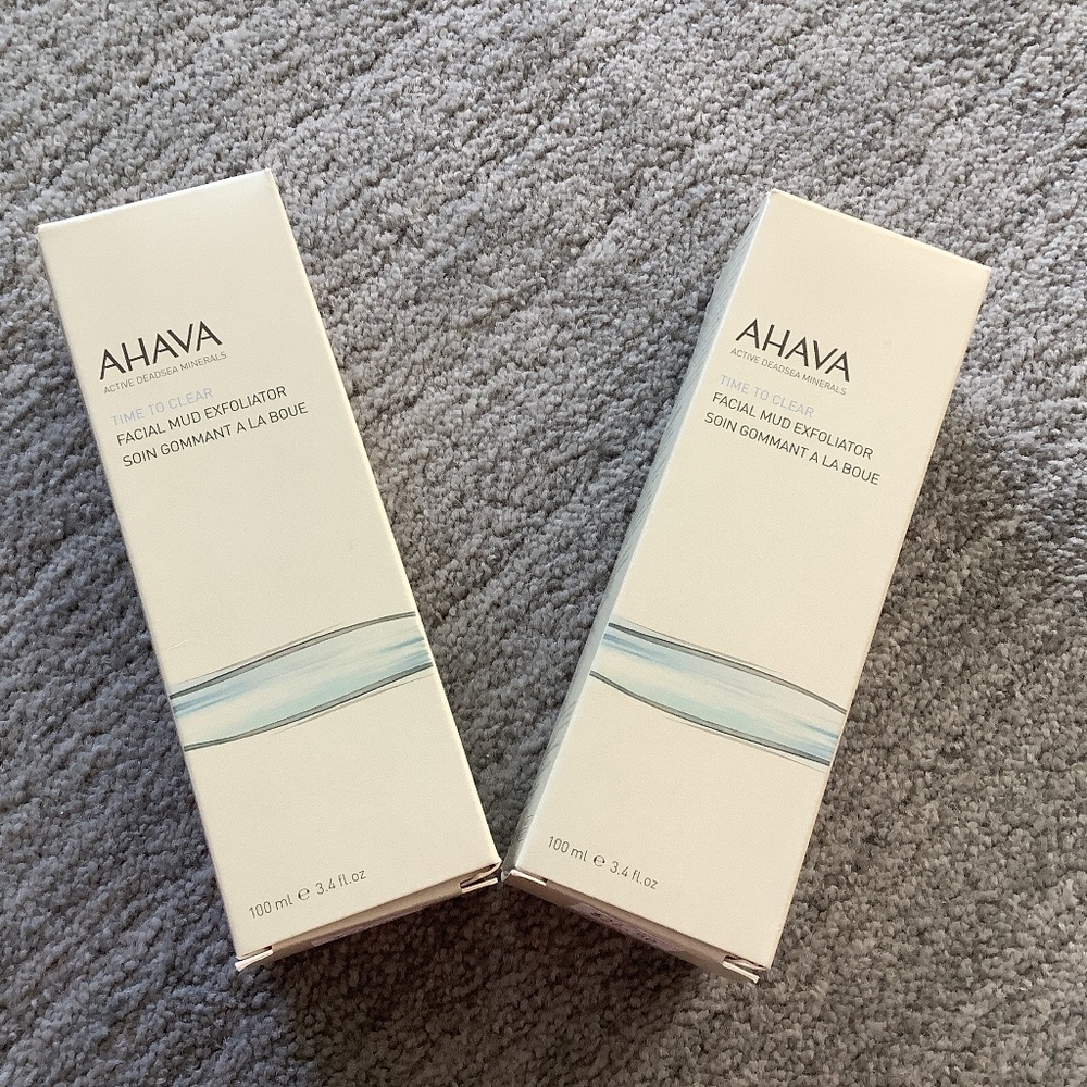 AHAVA facial mud exfoliator